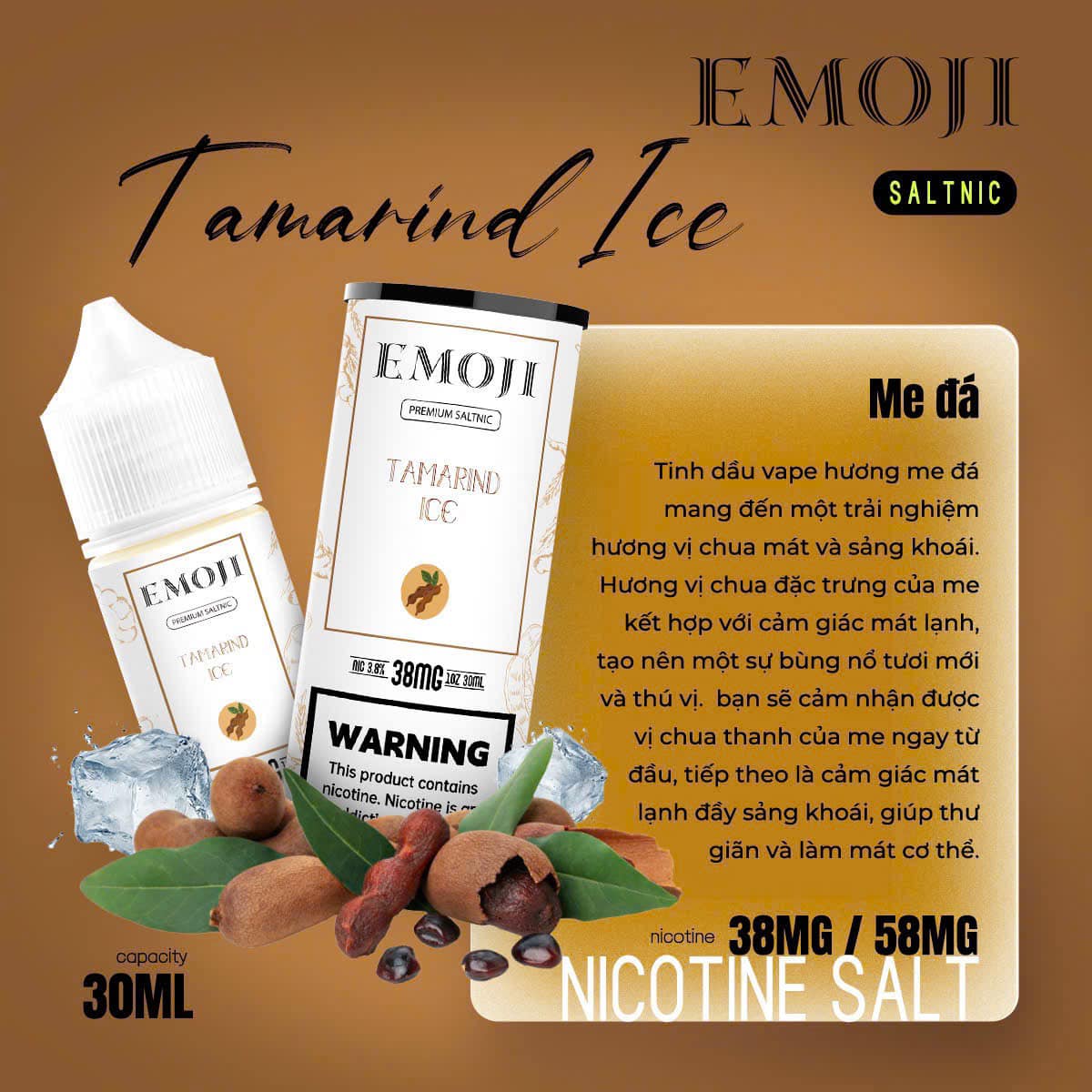 Emoji - Tamarind Ice ( Me Đá )