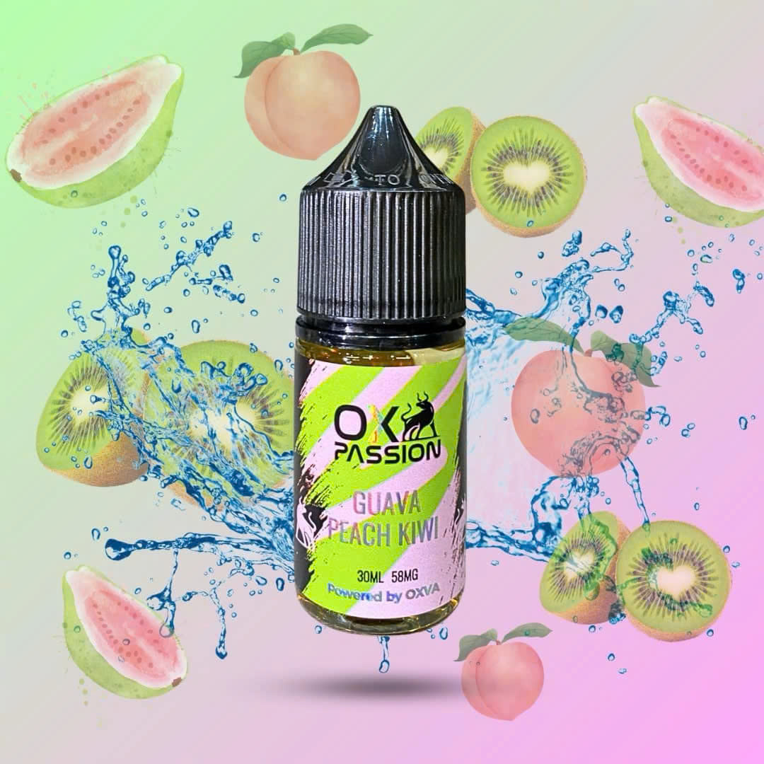 Oxva Passion - Guava Peach Kiwi ( Ổi Đào Kiwi )