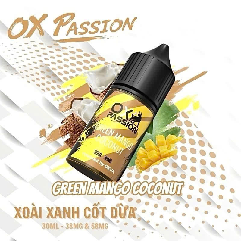 Oxva Passion - Green Mango Coconut ( Xoài Xanh Cốt Dừa )