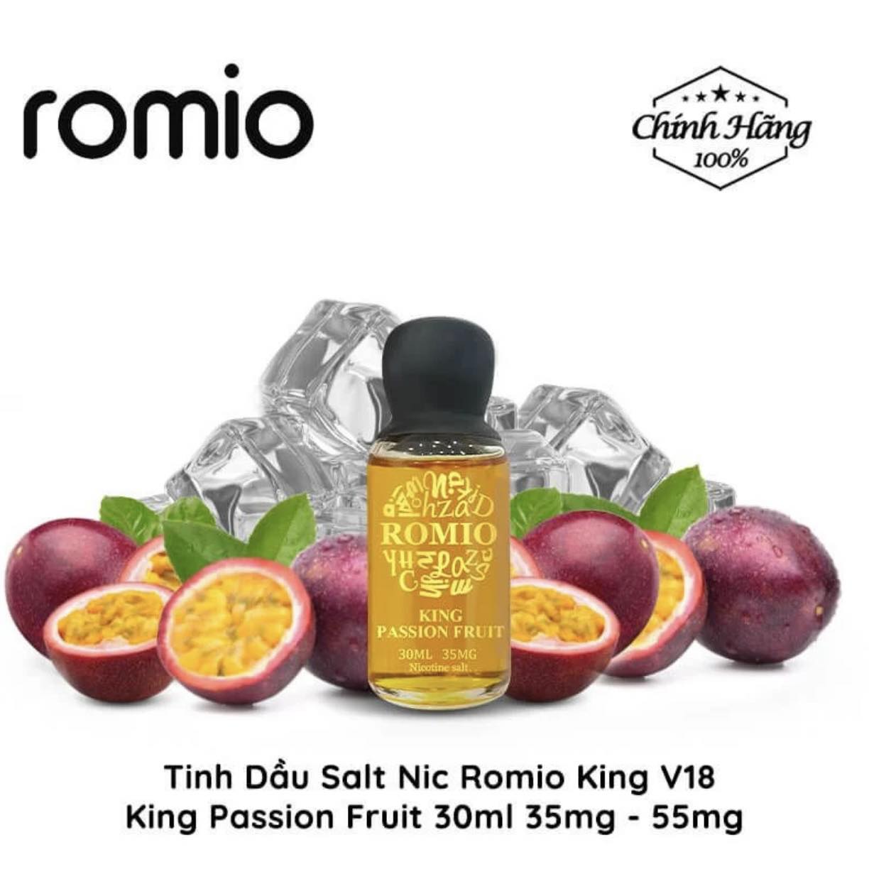 Romio V18 King - Passion Fruit ( Chanh leo )
