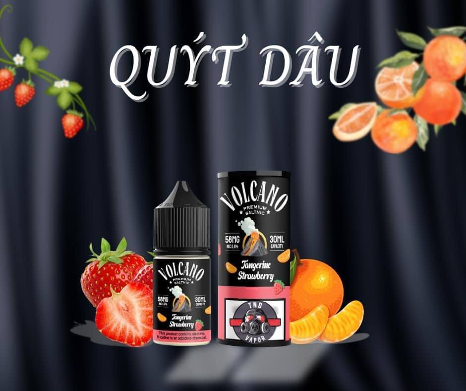 Volcano - Tangerine Strawberry ( Dâu Quýt )