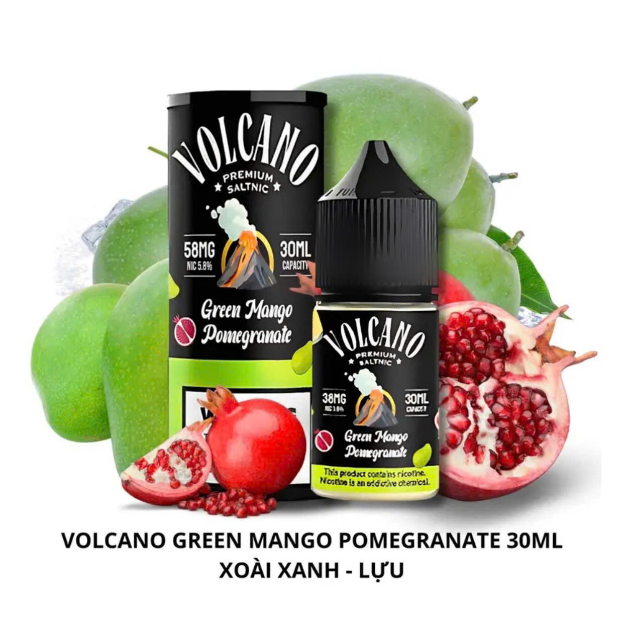 Volcano - Green Mango Pomegranate ( Xoài Xanh Lựu )